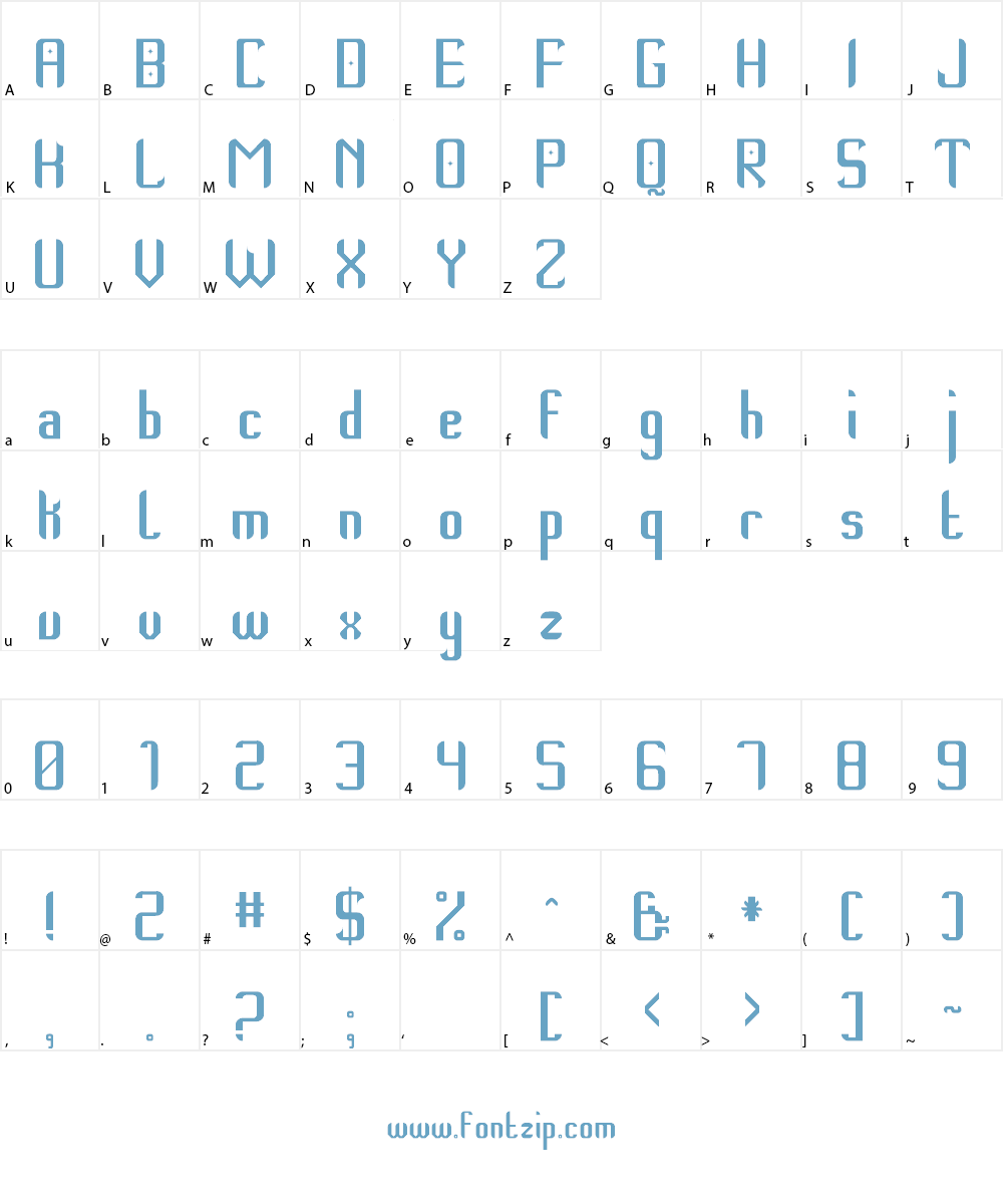 Thempo New St Font Character